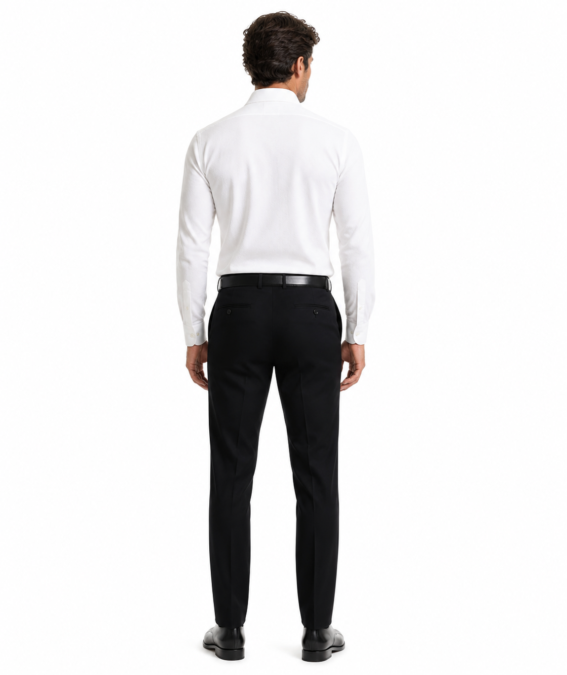 Button Up Pique Italian Cotton - White